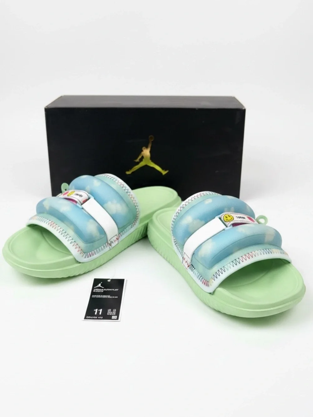 Nike Jordan x J Balvin Super Play SP Slides Size 11 NEW WITH BOX
